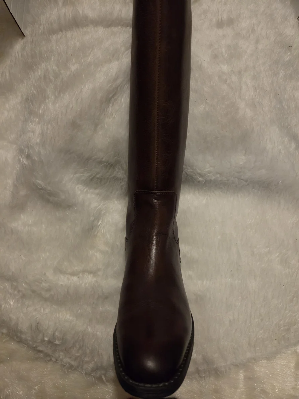 Franco Sarto & Meyer Tall Over-the-Knee Dark Brown Zip-Back Boot